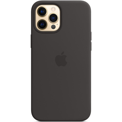 Чехол-накладка (силиконовый) для iPhone 12 Pro Max Silicone Case with MagSafe High Copy Black