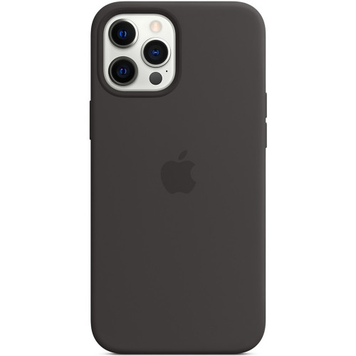 Чехол-накладка (силиконовый) для iPhone 12 Pro Max Silicone Case with MagSafe High Copy Black