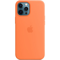 Чехол-накладка (силиконовый) для iPhone 12 Pro Max Silicone Case with MagSafe High Copy Kumquat