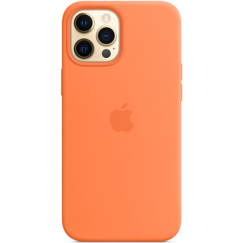 Чехол-накладка (силиконовый) для iPhone 12 Pro Max Silicone Case with MagSafe High Copy Kumquat