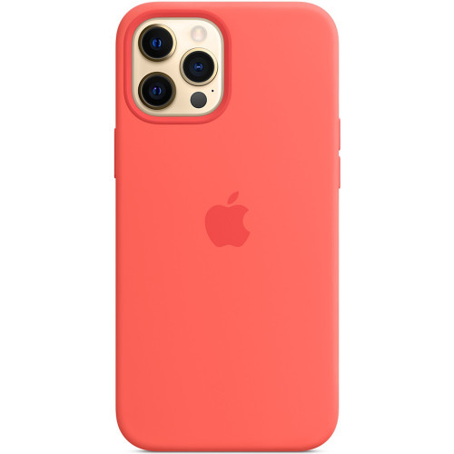 Чехол-накладка (силиконовый) для iPhone 12 Pro Max Silicone Case with MagSafe High Copy Pink Citrus