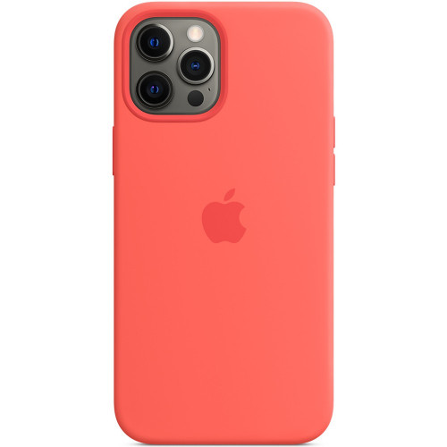Чехол-накладка (силиконовый) для iPhone 12 Pro Max Silicone Case with MagSafe High Copy Pink Citrus