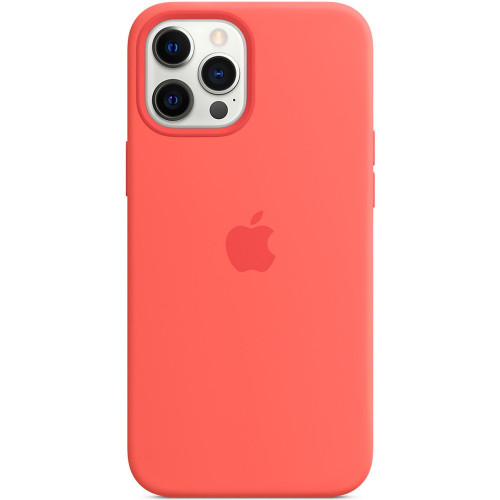Чехол-накладка (силиконовый) для iPhone 12 Pro Max Silicone Case with MagSafe High Copy Pink Citrus