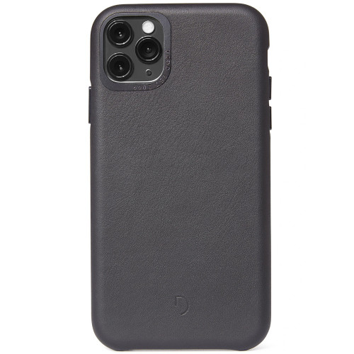 Чехол-накладка (кожаный) Apple iPhone 11 Pro Max Decoded Leather Back Cover Black (D9IPOXIMBC2BK)