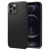 Чехол-накладка (силиконовый) Apple iPhone 12/12 Pro Spigen Liquid Air Matte Black (ACS01701)