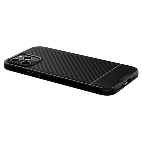 Чехол-накладка (силиконовый) Apple iPhone 12 Pro Max Spigen Core Armor Matte Black (ACS01471)