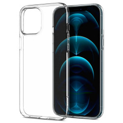 Чохол-накладка (силіконовий) Apple iPhone 12 Pro Max Spigen Liquid Crystal Clear (ACS01613)