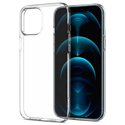 Чехол-накладка (силиконовый) Apple iPhone 12 Pro Max Spigen Liquid Crystal Clear (ACS01613)
