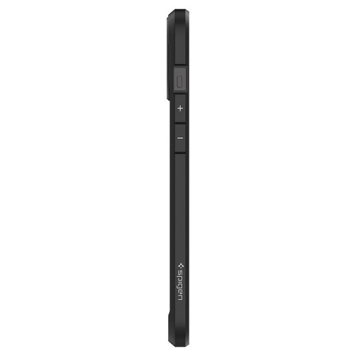Чехол-накладка (силиконовый) Apple iPhone 12 Pro Max Spigen Ultra Hybrid Matte Black (ACS01619)