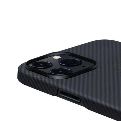 Чехол-накладка (карбоновый) Apple iPhone 12 Pro Pitaka Air Case Black/Grey (KI1201PA)