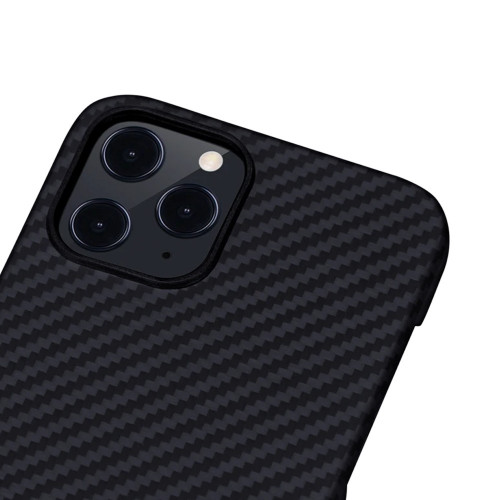 Чехол-накладка (карбоновый) Apple iPhone 12 Pro Pitaka MagEZ Case Twill Black/Grey (KI1201P)