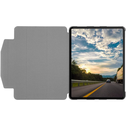 Чехол-книжка (полиуретановый) Apple iPad Air 10.9" 2020 Macally Protective Case and Stand Grey (BSTANDA4-G)