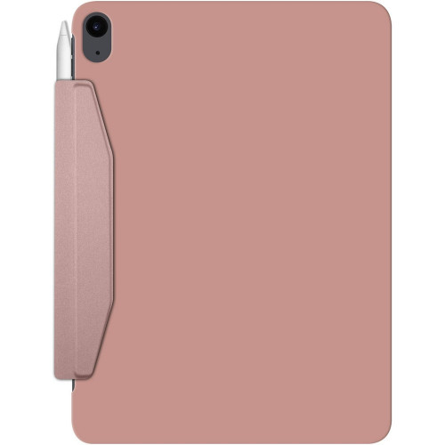 Чехол-книжка (полиуретановый) Apple iPad Air 10.9" 2020 Macally Protective Case and Stand Rose Gold (BSTANDA4-RS)