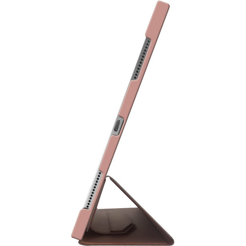 Чехол-книжка (полиуретановый) Apple iPad Air 10.9" 2020 Macally Protective Case and Stand Rose Gold (BSTANDA4-RS)