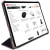 Чехол-книжка (полиуретановый) Apple iPad Air 10.9" 2020 Macally Protective Case and Stand Rose Gold (BSTANDA4-RS)