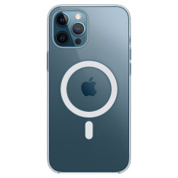 Чохол-накладка (силіконовий) для iPhone 12 Pro Max Clear Case with MagSafe High Copy