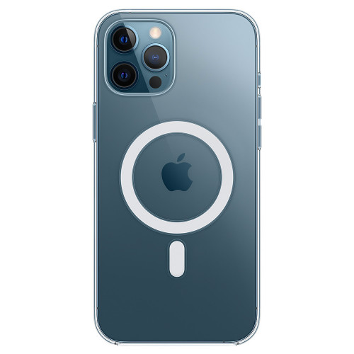 Чехол-накладка (силиконовый) для iPhone 12 Pro Max Clear Case with MagSafe High Copy