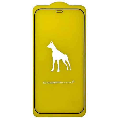 Защитное стекло Apple iPhone 12 mini Doberman Silk Printing Full Screen HD 0.26mm Black
