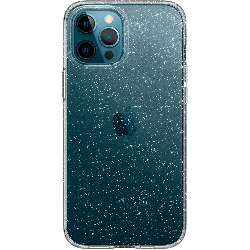 Чехол-накладка (силиконовый) Apple iPhone 12 Pro Max Spigen Liquid Crystal Glitter Crystal Quartz (ACS01614)