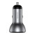 Baseus Digital Display PPS Dual Quick Charger Car Charger 45W Silver (CCBX-C0S)