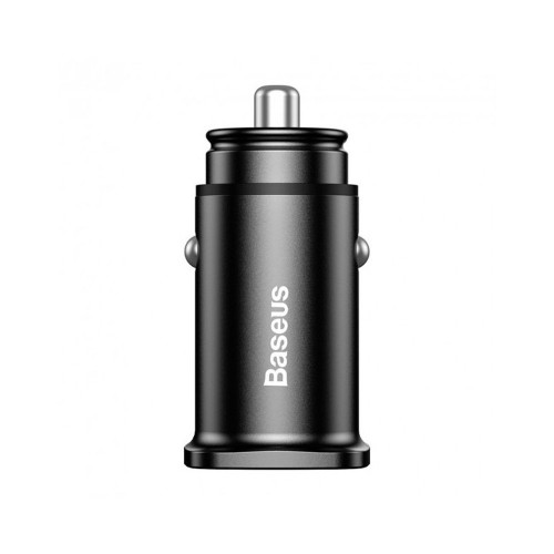 Baseus Square Metal QC 3.0 30W 2USB Black (CCALL-DS01)