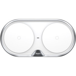 Baseus Dual Wireless Charger Silver (WXXHJ-A0S)