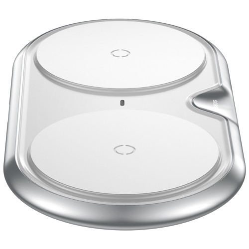 Baseus Dual Wireless Charger Silver (WXXHJ-A0S)