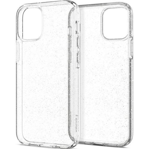 Чехол-накладка (силиконовый) Apple iPhone 12/12 Pro Spigen Liquid Crystal Glitter Crystal Quartz (ACS01698)
