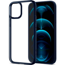Чохол-накладка (силіконовий) Apple iPhone 12 Pro Max Spigen Ultra Hybrid Navy Blue (ACS02248)