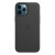 Чехол-накладка (кожаный) для iPhone 12 Pro Max Leather Case with MagSafe High Copy Black
