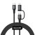 Baseus Yiven Cable 2 in 1 Type-C/Type-C + Lightning Black (CATLYW-01)