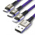 Baseus Caring Touch 3-in-1 1.2m Blue (CAMLT-GH03)