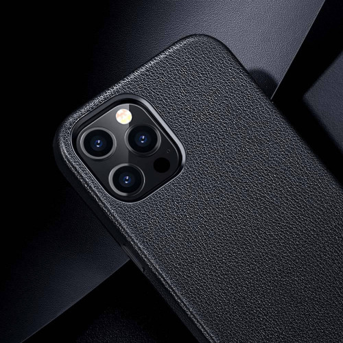 Чехол-накладка (кожаный) Apple iPhone 12 Pro Max ESR Metro Premium Leather Case Black