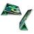 Чехол-книжка (полиуретановый) Apple iPad Air 10.9" 2020 LAUT HUEX Green (L_IPD20_HP_GN)