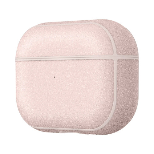 Чехол-накладка (пластиковый) Apple AirPods Pro Incase Metallic Case Rose Quartz (INOM100678-RSQ)
