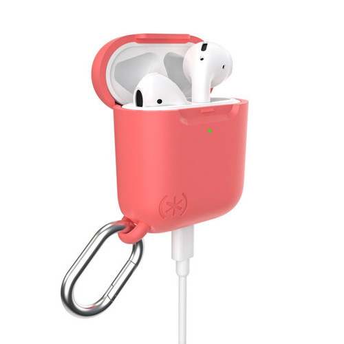 Чехол-накладка (пластиковый) Apple AirPods Speck Presidio Pro-EB Parrot Pink (SP-132765-8629)
