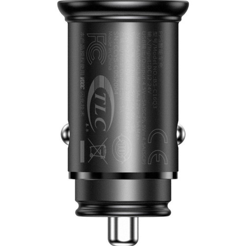 Baseus Circular Metal PPS Quick Charger Black (CCYS-C01)