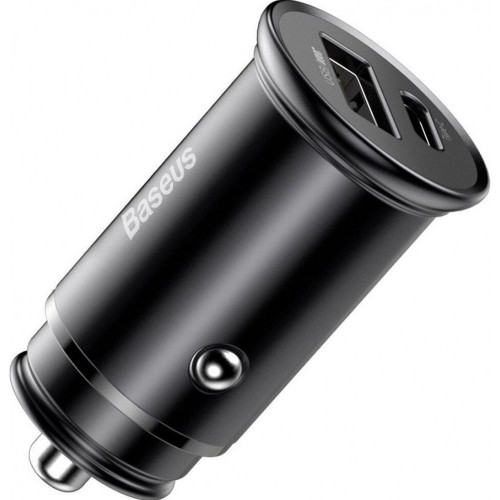 Baseus Circular Metal PPS Quick Charger Black (CCYS-C01)