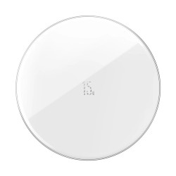 Baseus Simple Wireless Charger Simple 15W White (WXJK-B02)