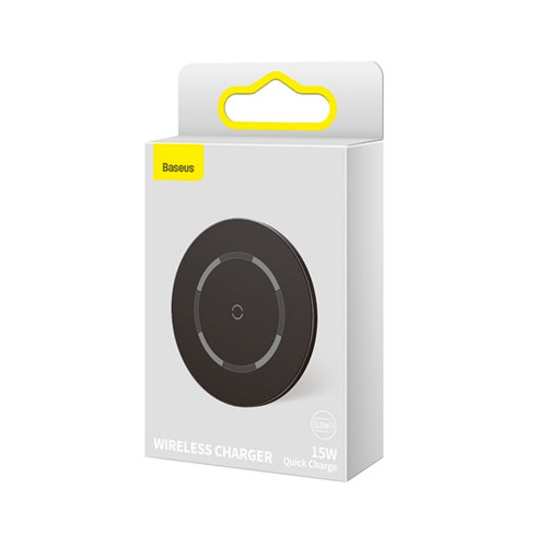 Baseus Simple Wireless Charger 15W Black (WXJK -E01)