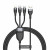Baseus Flash Series 3-in-1 1.2m Gray/Black (CA1T3-G1)