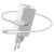 Baseus Mini Quick Charger 45W Type-C + USB with Mini Cable Type-C to Type-C 60W 1m White (CCGAN-Q02)