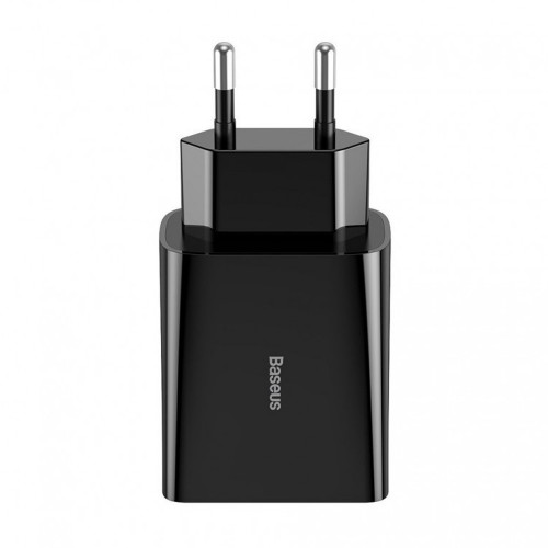 Baseus Speed Mini QC Dual U Charger 2 USB 18W Black (CCFS-V01)