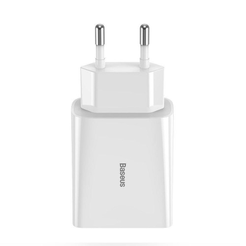Baseus Speed Mini QC Dual U Charger 2 USB 18W White (CCFS-V02)
