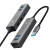 Baseus Cube USB to 3USB 3.0 + 2USB 2.0 Gray (CAHUB-C0G)