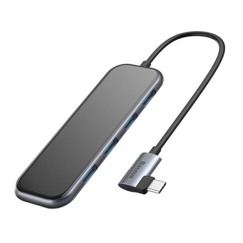 Baseus Multi-functional Type-C to 4 x USB3.0/PD Black (CAHUB-EZ0G)