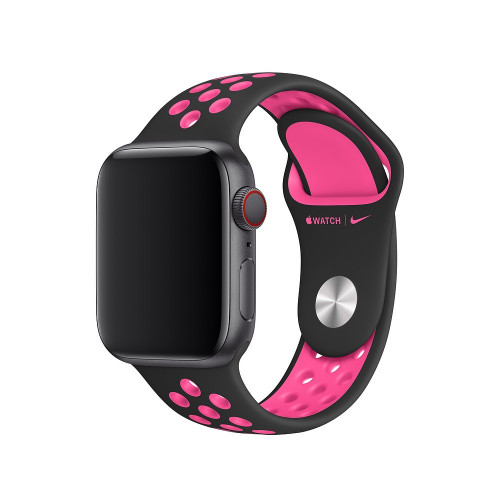 Apple Watch 38/40mm Nike Sport Band Black/Pink Blast (MWU72)