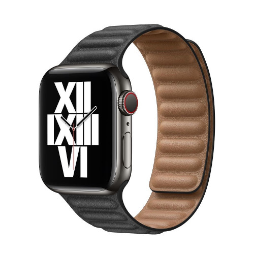 Apple Watch 38/40mm Leather Link Black M/L (MY9C2)