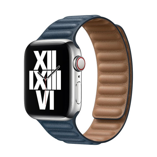 Apple Watch 38/40mm Leather Link Baltic Blue S/M (MY982)