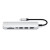 Satechi Aluminum Type-C Slim Multi-Port with Ethernet Adapter Silver (ST-UCSMA3S)